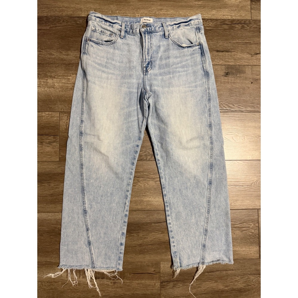 Pistola Kacey Mid Rise Cuffed Boyfriend Jeans in Berkeley Size 31 (run large)